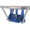 Vestil Ergo Manual Chrome Platform Table, Load Cap. 2000 lb., Overall Width: 24" DIE-2430-36-C - alternate 4